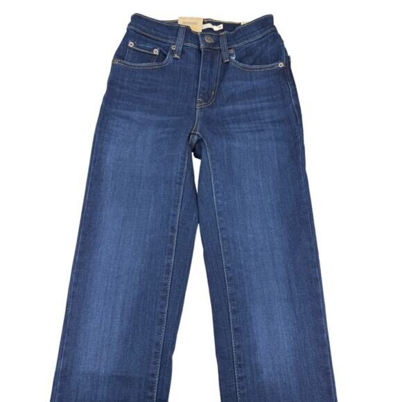 Levi's 724 High Rise Slim Straight Jean Women's Size 24 x 32 - Picture 4 of 10